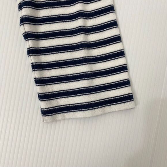 Tommy Hilfiger Shirt Teens Large Blue/White Striped Long Sleeve V Neck Pullover - Picture 12 of 16